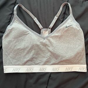 Nike Women's Light Gray Sports Bra